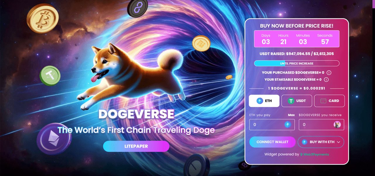 Uniswap Crypto Listings | Dogeverse presale